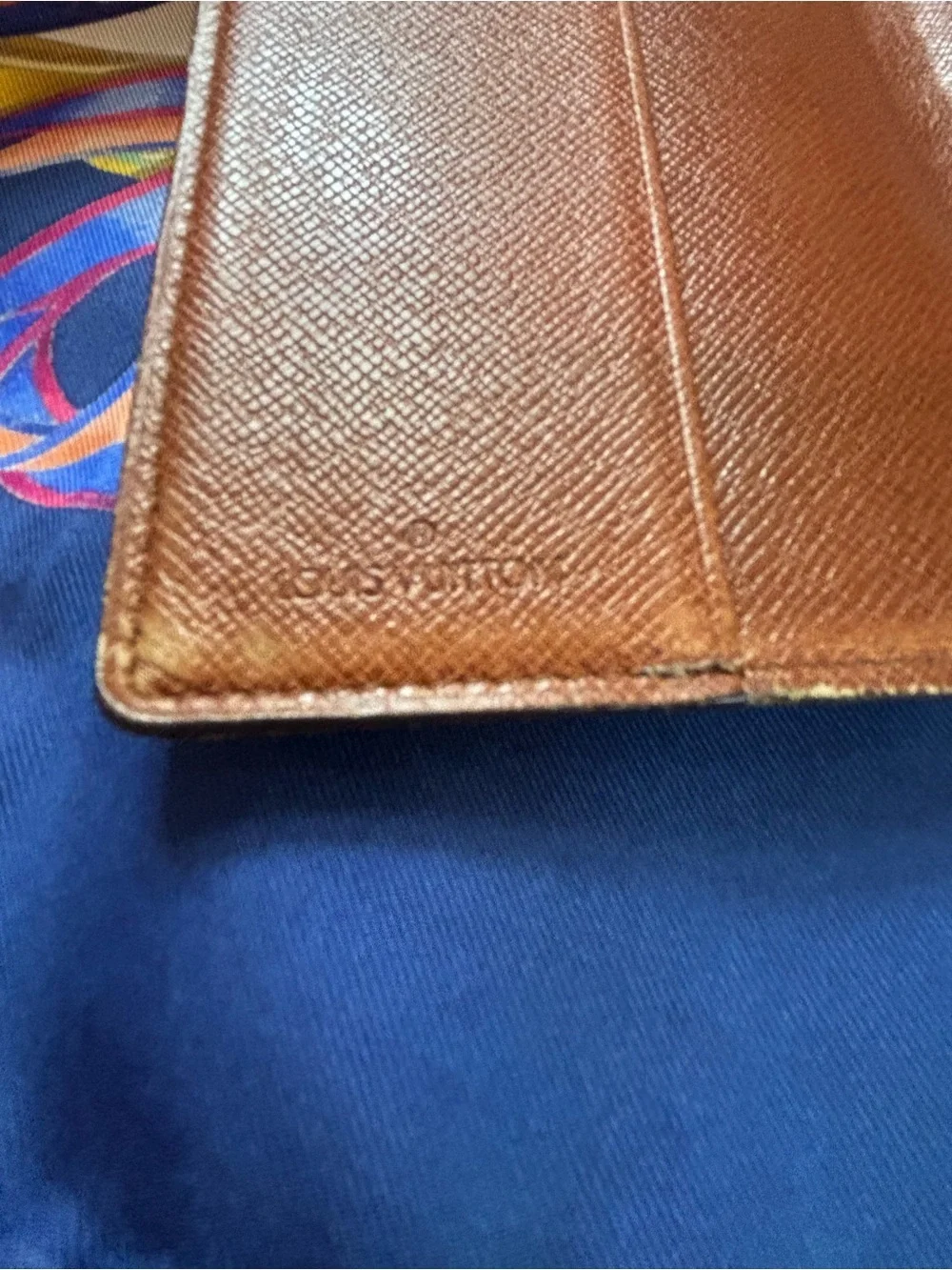 Authentic Louis Vuitton Monogram Checkbook Holder – Very Good Condition